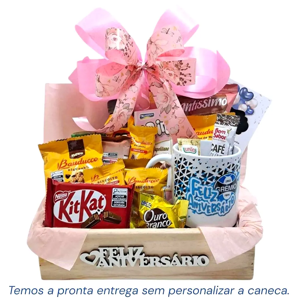 Cesta de aniversário do Grêmio – Café aniversário guloseimas Grêmio, foto 7