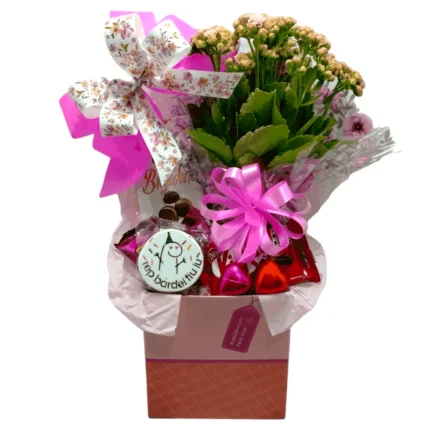 Mimo de aniversário com flor – Caixa Aniversário Florido 2