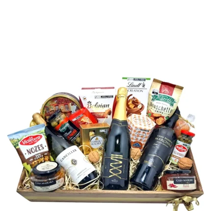 Cesta de luxo com vinhos – Caixa Celebration Luxo