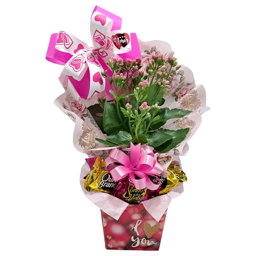 Flor com bombons – Caixa flor com bombons