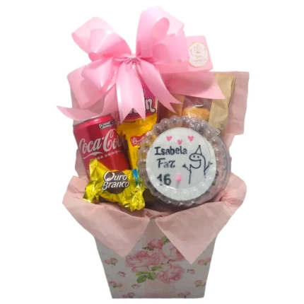 Caixa de aniversário personalizada com nome – Caixinha Aniversário 1