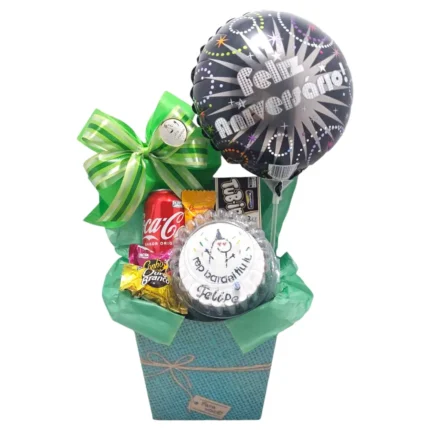 Cachepot de aniversário com balão – Caixinha Aniversário 2