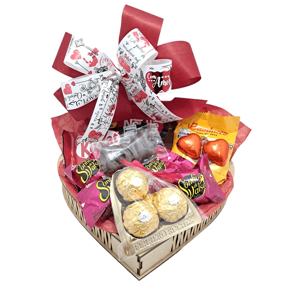 Coração de chocolates – Coração Doce Romântico, foto 2